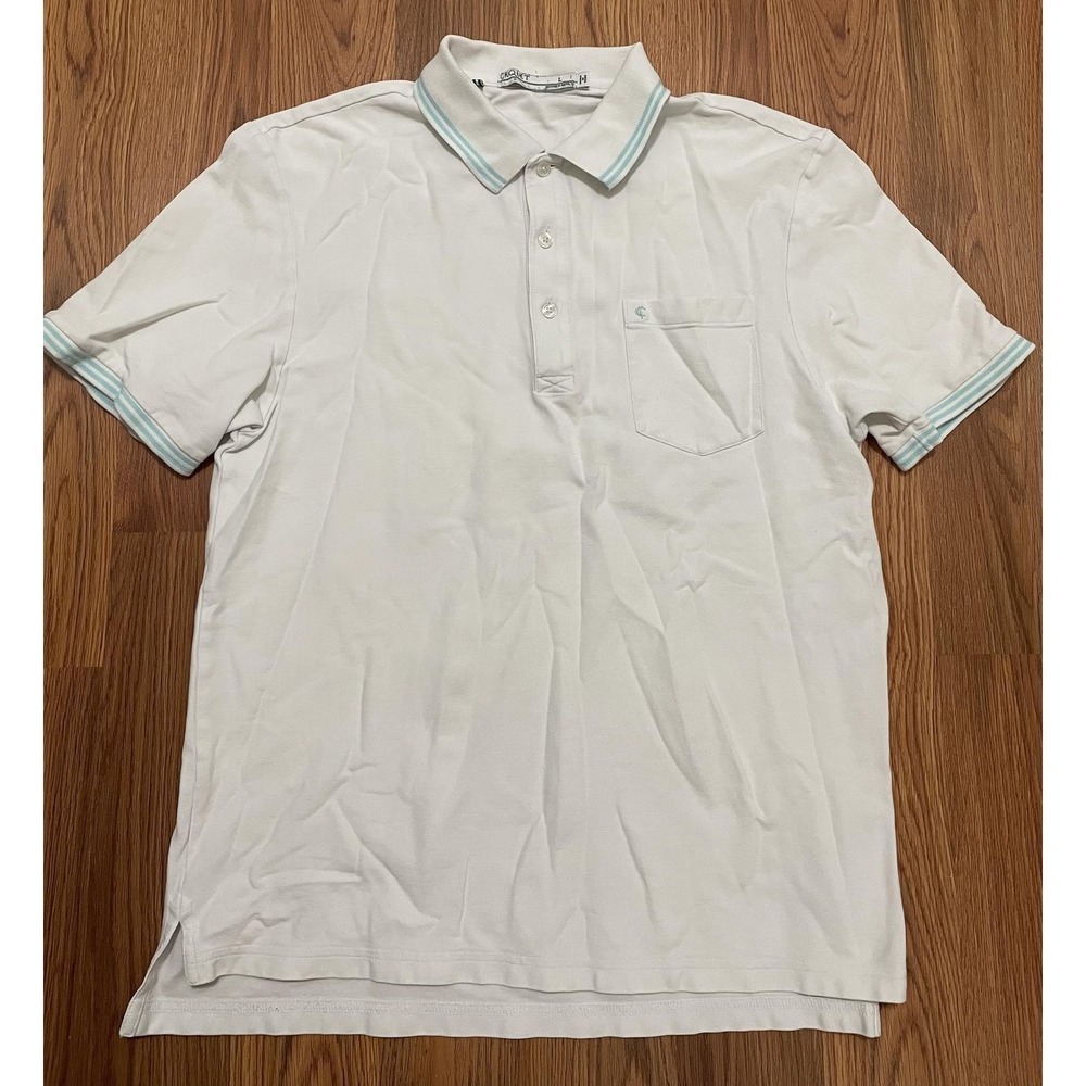 Criquet Polo Mens Large Pocket Pique Golf Tipped Collar